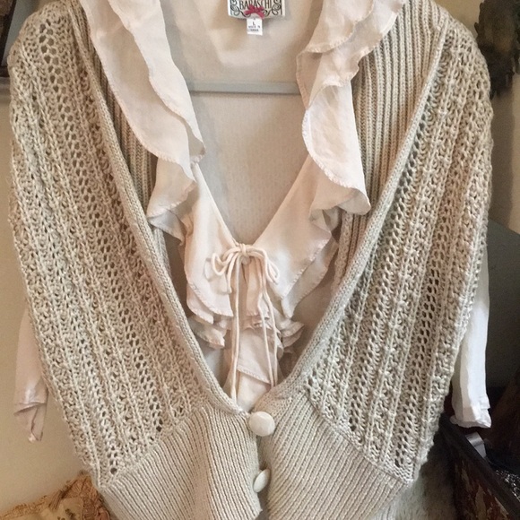 Gorgeous Anthropologie MOTH Sweater Modern Design! - Picture 3 of 8